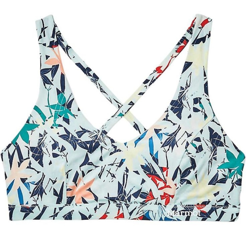 Marmot Performance Bralette - Small, tropical storm